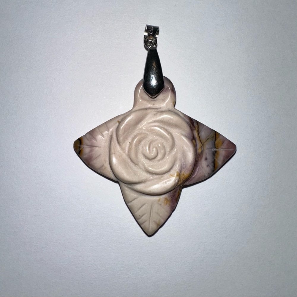 Jasper pendant 1.5”x1.5” - Picture 3 of 4
